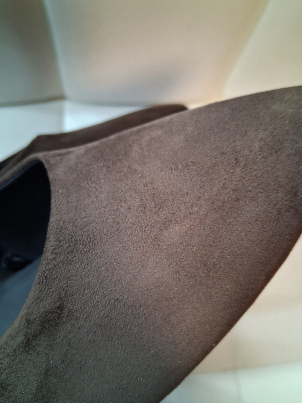 Aerosoles Brown Suede Pointed-Toe Slide In Mules Heels Size 11 - Picture 5 of 5